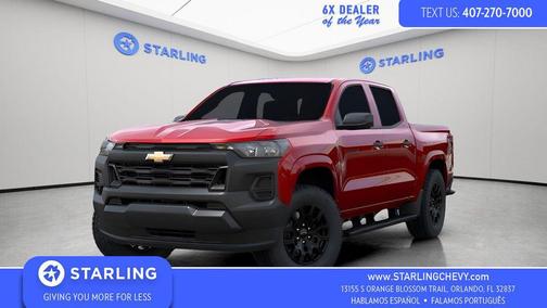 Radiant Red Tintcoat 2026 Chevrolet Colorado WT