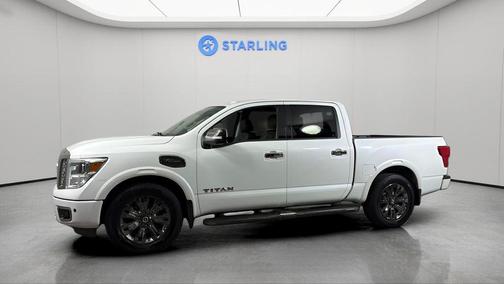 Pearl White Metallic 2017 Nissan Titan Platinum Reserve
