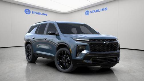 Lakeshore Blue Metallic 2026 Chevrolet Traverse RS
