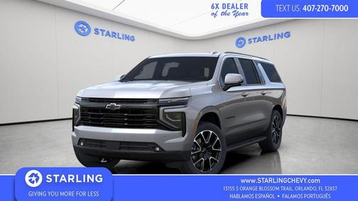 Sterling Gray Metallic 2026 Chevrolet Suburban RST