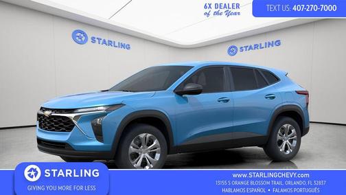 Marina Blue Metallic 2026 Chevrolet Trax LS