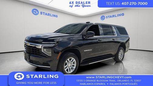 Black 2025 Chevrolet Suburban LS