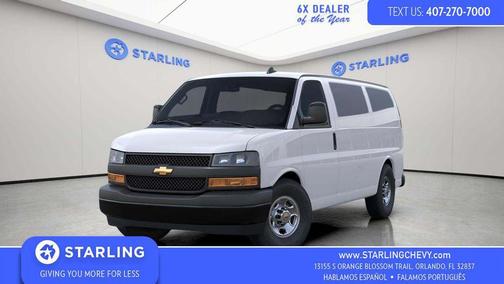 Summit White 2026 Chevrolet Express 2500 Work Van