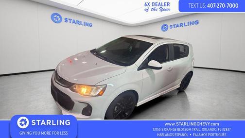 Summit White 2017 Chevrolet Sonic Premier
