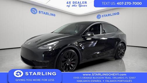Gray 2022 Tesla Model Y Performance Dual Motor All-Wheel Drive