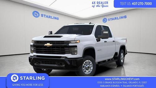Summit White 2026 Chevrolet Silverado 2500 WT