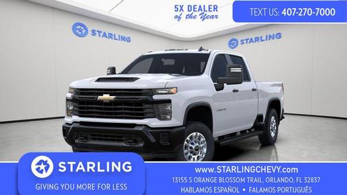 Summit White 2026 Chevrolet Silverado 2500 WT