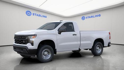 Summit White 2026 Chevrolet Silverado 1500 WT