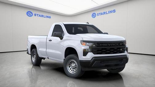 Summit White 2026 Chevrolet Silverado 1500 WT