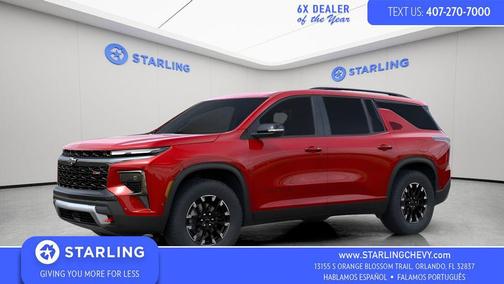 Radiant Red Tintcoat 2026 Chevrolet Traverse AWD Z71