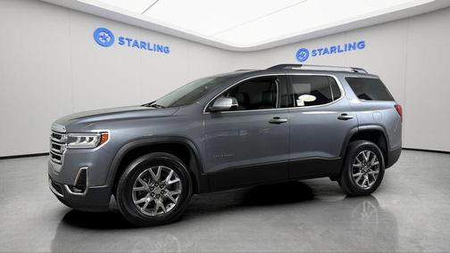 Satin Steel Metallic 2021 GMC Acadia AWD SLT
