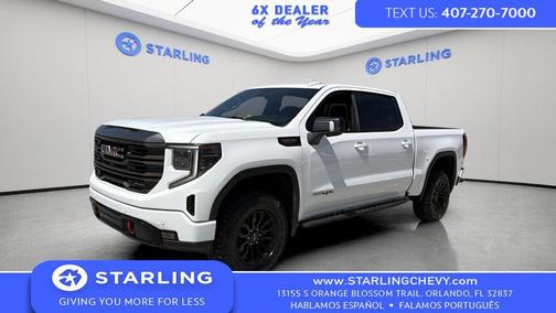Summit White 2022 GMC Sierra 1500 AT4X