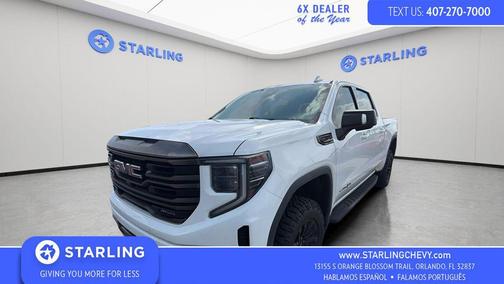 Summit White 2022 GMC Sierra 1500 AT4X