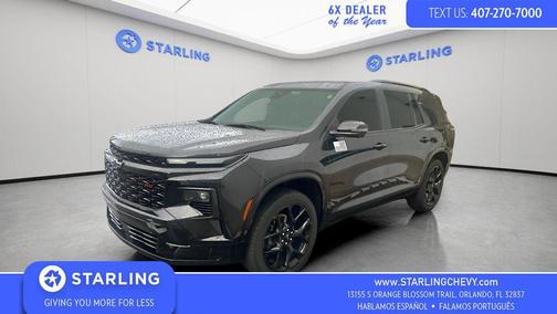 Mosaic Black Metallic 2024 Chevrolet Traverse RS