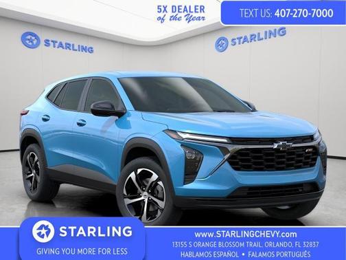 Marina Blue Metallic 2025 Chevrolet Trax FWD 1RS
