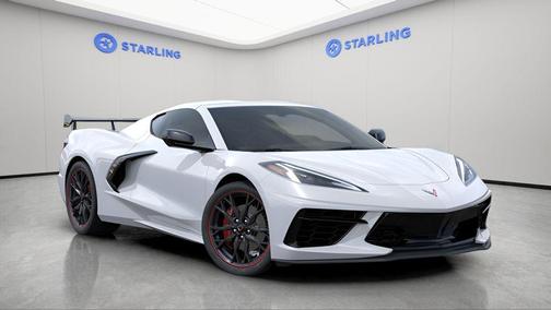 Arctic White 2026 Chevrolet Corvette Stingray w/1LT