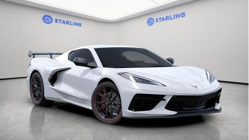 Arctic White 2026 Chevrolet Corvette Stingray w/1LT