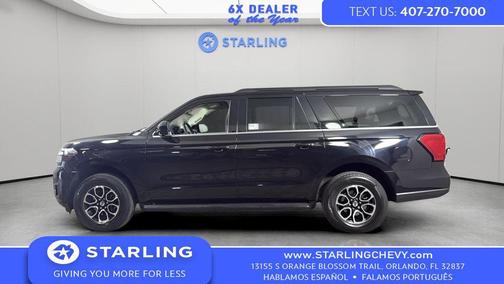 Black Metallic 2024 Ford Expedition Max XLT