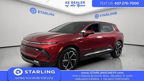 Radiant Red Tintcoat 2025 Chevrolet Equinox EV LT