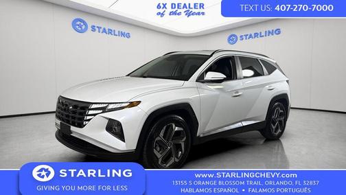 Quartz White 2022 Hyundai TUCSON SEL