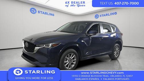 Deep Crystal Blue Mica 2024 Mazda CX-5 2.5 S Select Package