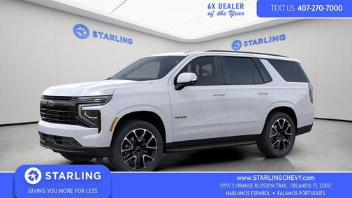 Summit White 2026 Chevrolet Tahoe 4WD RST