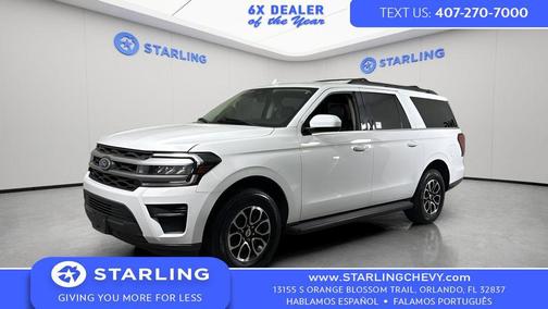 Oxford White 2024 Ford Expedition Max XLT