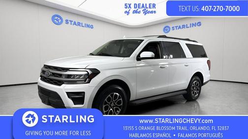 Oxford White 2024 Ford Expedition Max XLT