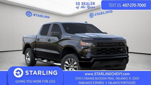 Black 2026 Chevrolet Silverado 1500 Custom