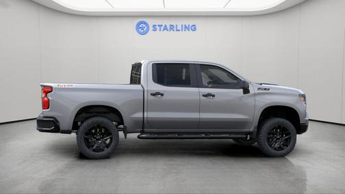Sterling Gray Metallic 2026 Chevrolet Silverado 1500 Custom Trail Boss