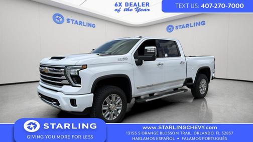 Summit White 2024 Chevrolet Silverado 2500 High Country