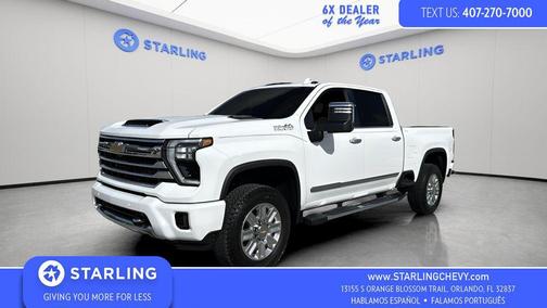 Summit White 2024 Chevrolet Silverado 2500 High Country