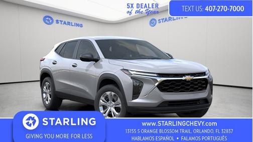 Sterling Gray Metallic 2026 Chevrolet Trax LS