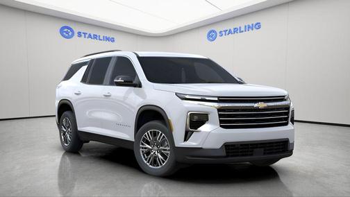 Summit White 2026 Chevrolet Traverse LT