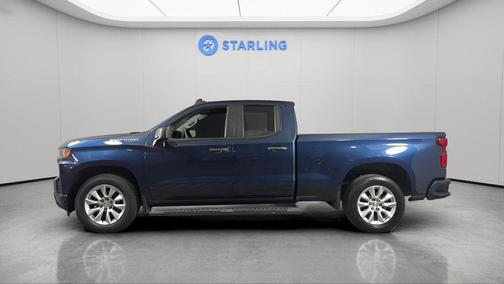 Northsky Blue Metallic 2021 Chevrolet Silverado 1500 Custom