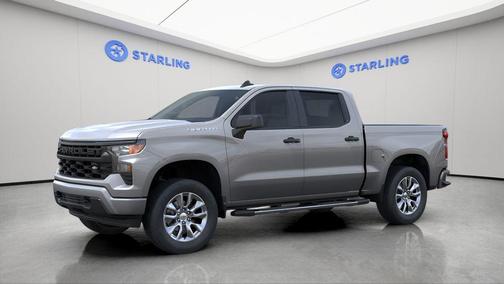 Sterling Gray Metallic 2026 Chevrolet Silverado 1500 Custom
