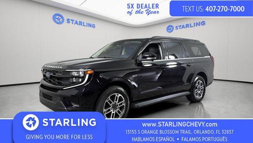 Black Metallic 2025 Ford Expedition Max Active 4x2