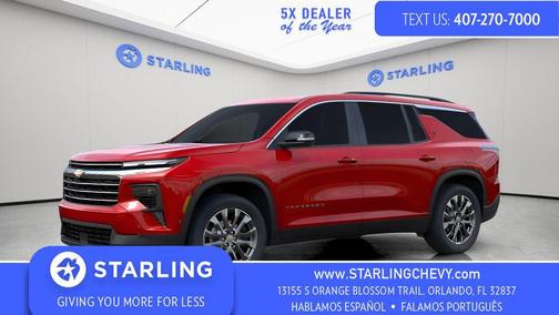Radiant Red Tintcoat 2026 Chevrolet Traverse LT