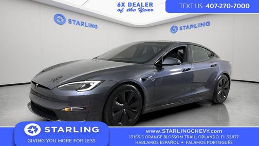 Midnight Silver Metallic 2022 Tesla Model S Base