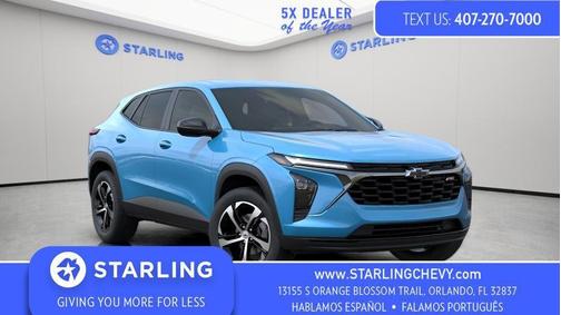 Marina Blue Metallic 2026 Chevrolet Trax FWD 1RS