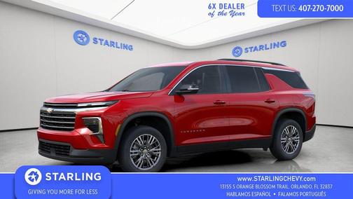Radiant Red Tintcoat 2026 Chevrolet Traverse LT