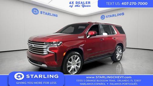 Radiant Red Tintcoat 2023 Chevrolet Tahoe 4WD High Country