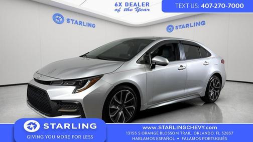 Classic Silver Metallic 2020 Toyota Corolla SE