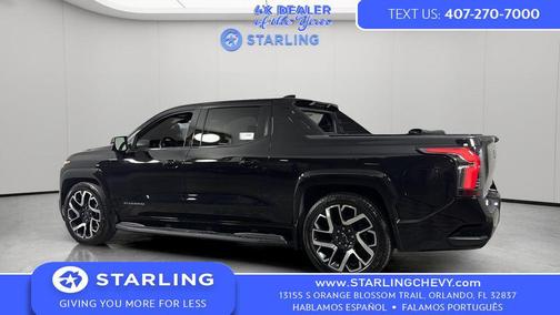 Black 2024 Chevrolet Silverado EV First-Edition RST 4WD