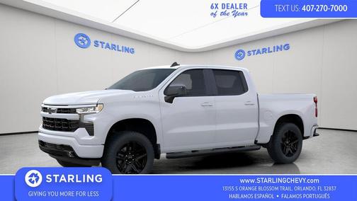 Summit White 2026 Chevrolet Silverado 1500 RST