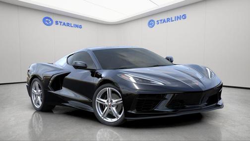 Black 2026 Chevrolet Corvette Stingray w/1LT