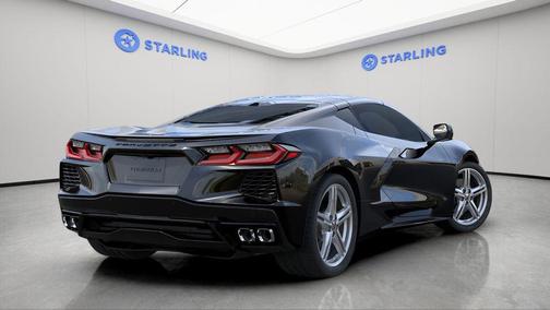 Black 2026 Chevrolet Corvette Stingray w/1LT