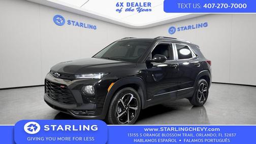 Mosaic Black Metallic 2022 Chevrolet Trailblazer RS
