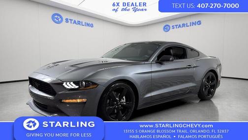 Carbonized Gray Metallic 2023 Ford Mustang EcoBoost Premium
