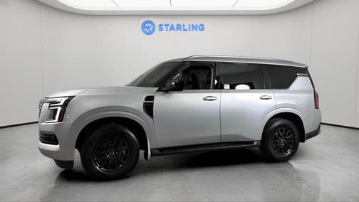 Brilliant Silver Metallic 2025 Nissan Armada SV 2WD